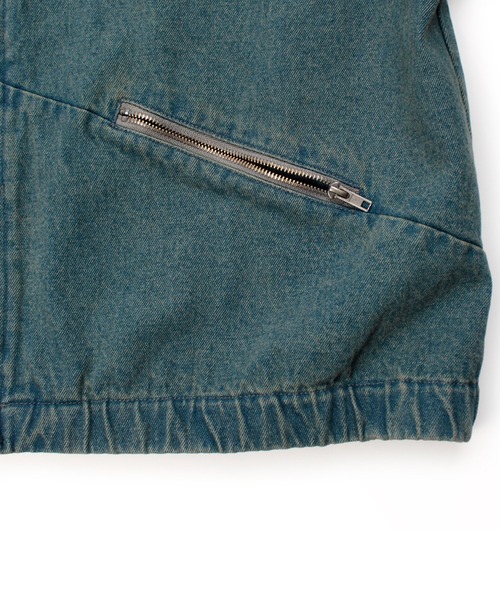 GALFY（ガルフィー）の「【GALFY/ガルフィー】鬼YABAIデニムフーディー（ブルゾン・メンズ・インディゴブルー/パープル/ブラック・XL/L/M）」の14枚目の写真