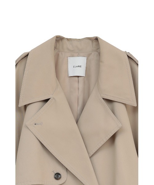 OVER SHORT TRENCH COAT（トレンチコート）｜CLANE（クラネ）の