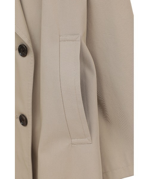 CLANE（クラネ）の「OVER SHORT TRENCH COAT（トレンチコート・レディース・ベージュ・2/1）」の19枚目の写真
