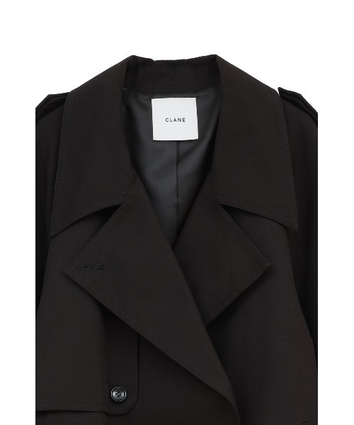 CLANE（クラネ）の「OVER SHORT TRENCH COAT（トレンチコート・レディース・ベージュ・2/1）」の15枚目の写真