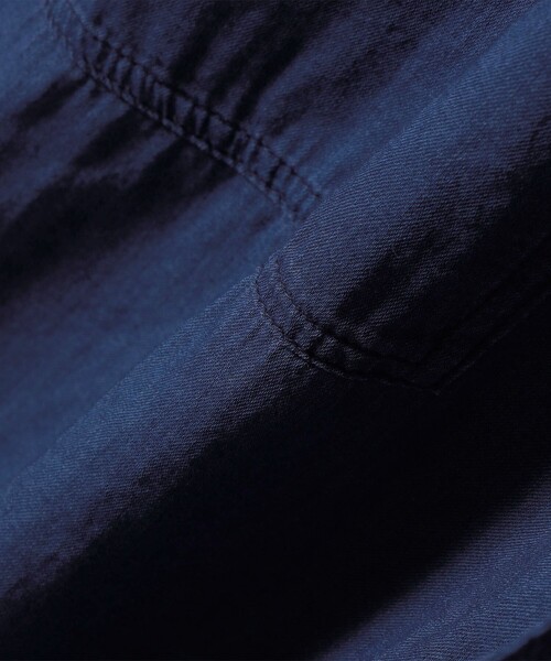 SHIPS any（シップス エニィ）の「SHIPS any:〈手洗い可能〉シアー デニム ポケット ロング シャツ ワンピース（シャツワンピース・レディース・ブルー/ライトブルー・ONE SIZE）」の22枚目の写真