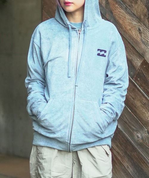 BILLABONG（ビラボン）の「BILLABONG メンズ PILE PARKA パーカー 【2026年春夏モデル】（パーカー・メンズ・ブルー系その他/ホワイト/グレー・X-LARGE/LARGE/MEDIUM）」の5枚目の写真