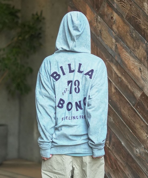 BILLABONG（ビラボン）の「BILLABONG メンズ PILE PARKA パーカー 【2026年春夏モデル】（パーカー・メンズ・ブルー系その他/ホワイト/グレー・X-LARGE/LARGE/MEDIUM）」の4枚目の写真