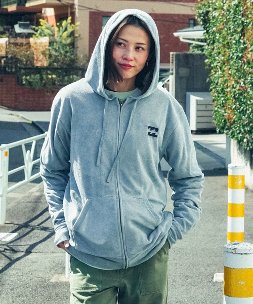 BILLABONG（ビラボン）の「BILLABONG メンズ PILE PARKA パーカー 【2026年春夏モデル】（パーカー・メンズ・ブルー系その他/ホワイト/グレー・X-LARGE/LARGE/MEDIUM）」の8枚目の写真