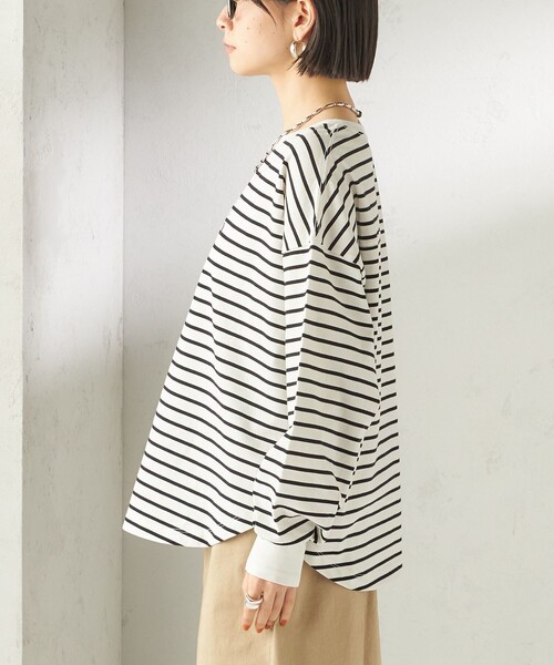 ＋81BRANCA（ハチイチブランカ）の「【SHIPS別注】81BRANCA: プリント ロングスリーブ TEE（Tシャツ/カットソー・レディース・クリアイエロー/オフホワイト/ホワイト・ONE SIZE）」の17枚目の写真