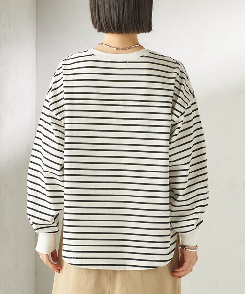 ＋81BRANCA（ハチイチブランカ）の「【SHIPS別注】81BRANCA: プリント ロングスリーブ TEE（Tシャツ/カットソー・レディース・クリアイエロー/オフホワイト/ホワイト・ONE SIZE）」の18枚目の写真