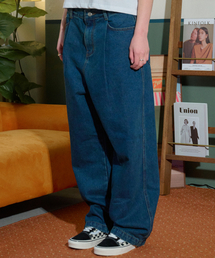 CPGN STUDIO（コンパーニョ）の「ワイドツーピンタックデニムパンツインディゴ（デニムパンツ）」