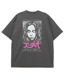 X-girl | FADED FACE S/S BIG TEE DRESS(ワンピース)