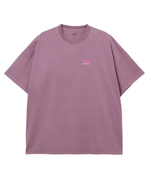 X-girl（エックスガール）の「FADED FACE S/S BIG TEE DRESS（ワンピース・レディース・ブラック/パープル/オリーブ・S/M）」の4枚目の写真