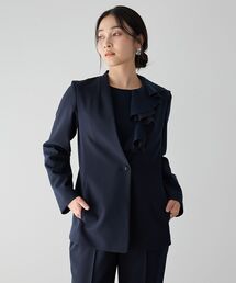 YECCA VECCA（イェッカヴェッカ）の「ストレッチノーカラージャケット（スーツジャケット）」