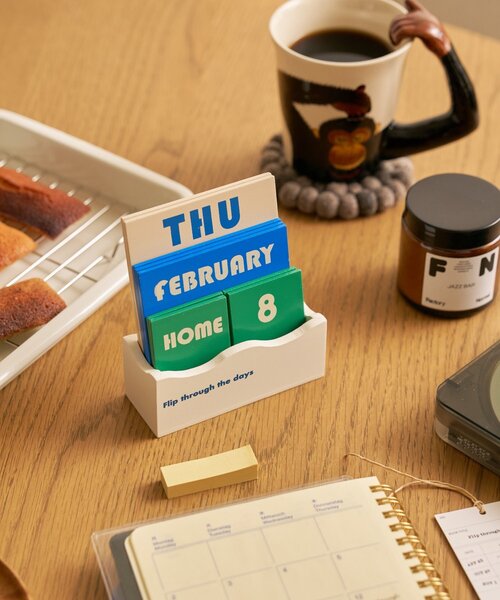 BIRTHDAY BAR(バースデイバー)の「【インフルエンサーakane.企画】Perpetual calendar Flips / 万年カレンダー(インテリア雑貨・レディース・ブルー・0)」の3枚目の写真