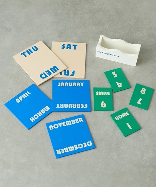 BIRTHDAY BAR(バースデイバー)の「【インフルエンサーakane.企画】Perpetual calendar Flips / 万年カレンダー(インテリア雑貨・レディース・ブルー・0)」の18枚目の写真