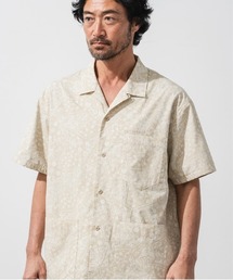 Parts Lab.】Basic Brushed Polyester Rregular Collar Shirt