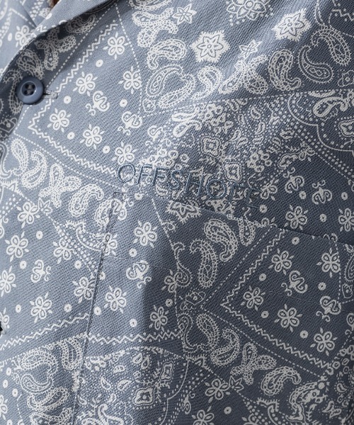 OFFSHORE(オフショア)の「PAISLEY SHIRTS(シャツ/ブラウス・メンズ・ブルー/ベージュ・S/XL/L/M)」の15枚目の写真