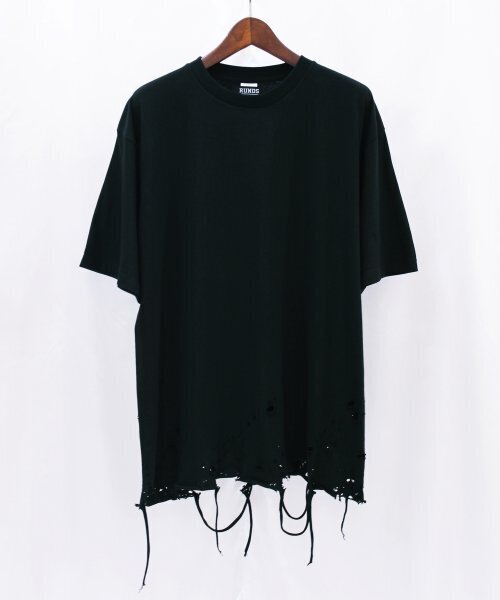 RUNDS(ランディエス)の「グランジTシャツ(ブラック/ホワイト/グレー)(Tシャツ/カットソー・メンズ・その他・M/L/XXL)」の3枚目の写真