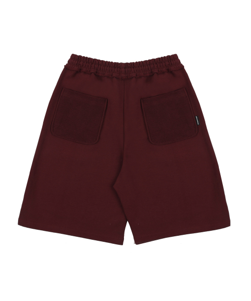 kaifai(カイファイ)の「サンアップ バミューダスウェットパンツ (バーガンディ) K24QC726(その他パンツ・レディース・その他・M/L)」の2枚目の写真