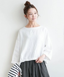 solamonat poche（ソラモナポッシェ）の「リネンキャンバス長袖ブラウジングP/O（シャツ/ブラウス）」