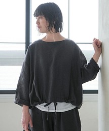 solamonat poche（ソラモナポッシェ）の「リネンキャンバス長袖ブラウジングP/O（シャツ/ブラウス）」