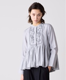 Marilyn Moon | code embroidery diamond tuck blouse(シャツ/ブラウス)