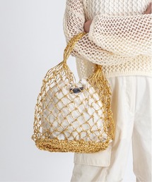 GAIMO（ガイモ）の「【GAIMO/ガイモ】かごバッグ　マクラメ編み（かごバッグ）」