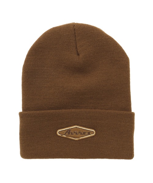 AVIREX（アヴィレックス）の「VARSITY LOGO KNIT WATCH / バーシティーロゴ ニットワッチ / AVIREX / アヴィレックス（ニットキャップ/ビーニー・メンズ・ブラック/オレンジ/ブラウン・FREE）」の2枚目の写真
