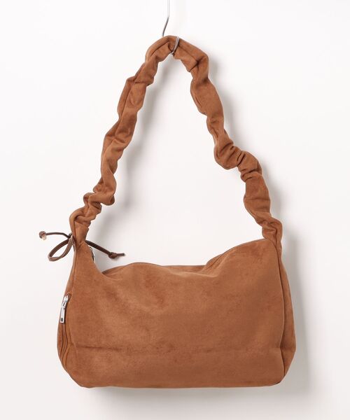 apres jour clair（アプレジュールクレア）の「【apres jour clair】クシュクシュショルダーバッグ（ハンドバッグ・レディース・ブラック/キャメル/ブラウン系その他・FREE）」の10枚目の写真