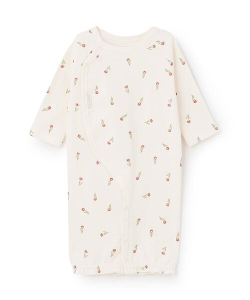 petit main(プティマイン)の「【GOODPRICE】長袖2WAYオール(ロンパース・キッズ・ライトグリーン/ピンク/ライトベージュ/クリーム/オフホワイト/ライトグレー・50-70cm)」の2枚目の写真