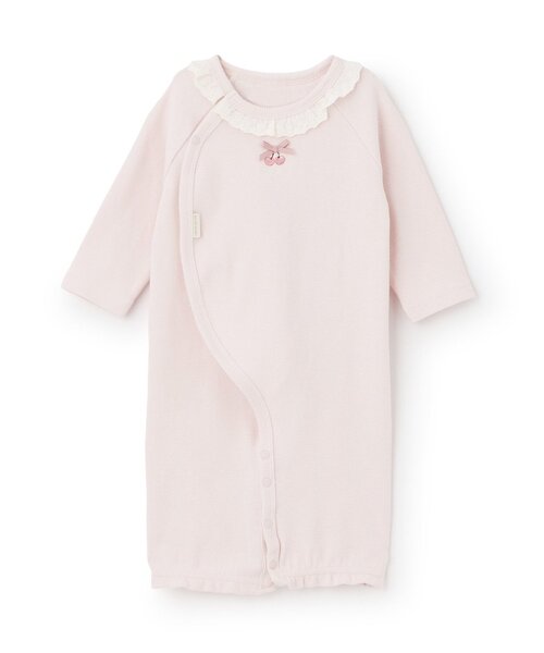 petit main(プティマイン)の「【GOODPRICE】長袖2WAYオール(ロンパース・キッズ・ライトグリーン/ピンク/ライトベージュ/クリーム/オフホワイト/ライトグレー・50-70cm)」の1枚目の写真