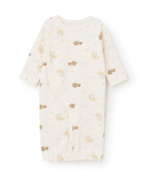 petit main(プティマイン)の「【GOODPRICE】長袖2WAYオール(ロンパース・キッズ・ライトグリーン/ピンク/ライトベージュ/クリーム/オフホワイト/ライトグレー・50-70cm)」の5枚目の写真