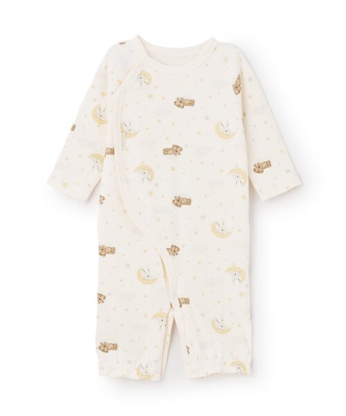 petit main(プティマイン)の「【GOODPRICE】長袖2WAYオール(ロンパース・キッズ・ライトグリーン/ピンク/ライトベージュ/クリーム/オフホワイト/ライトグレー・50-70cm)」の8枚目の写真