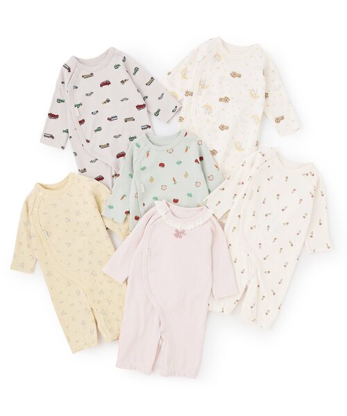 petit main(プティマイン)の「【GOODPRICE】長袖2WAYオール(ロンパース・キッズ・ライトグリーン/ピンク/ライトベージュ/クリーム/オフホワイト/ライトグレー・50-70cm)」の17枚目の写真