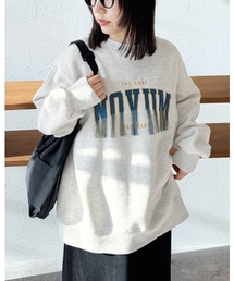 reca | フリンジロゴ刺繍BIGプルオーバー(スウェット)