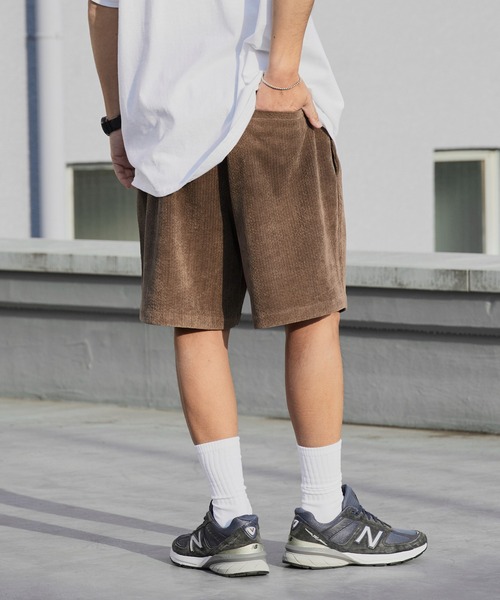 WILD THINGS（ワイルドシングス）の「WILD THINGS/ワイルドシングス SUMMER CORD SHORTS コーデュロイ ショーツ 2026年春夏（その他パンツ・メンズ・ベージュ/ブラウン/レッド/モスグリーン/ダークネイビー・M/L/XL）」の6枚目の写真