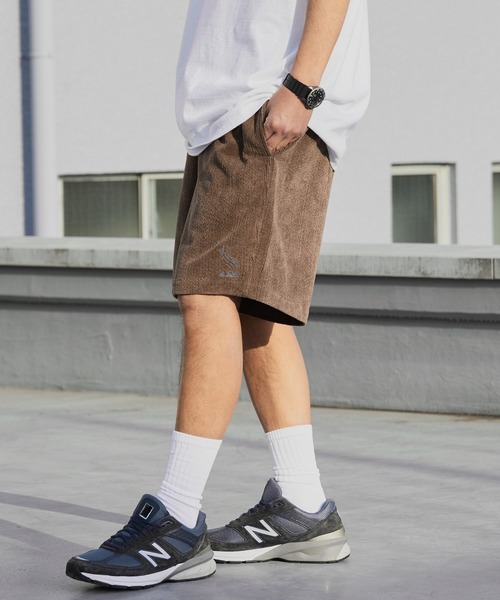 WILD THINGS（ワイルドシングス）の「WILD THINGS/ワイルドシングス SUMMER CORD SHORTS コーデュロイ ショーツ 2026年春夏（その他パンツ・メンズ・ベージュ/ブラウン/レッド/モスグリーン/ダークネイビー・M/L/XL）」の8枚目の写真