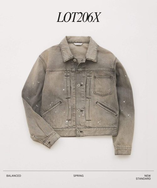 JOURNAL STANDARD(ジャーナルスタンダード)の「デニム トラッカー LOT206X(デニムジャケット・メンズ・ライトグレー/コバルトブルー・SMALL/MEDIUM/LARGE)」の1枚目の写真