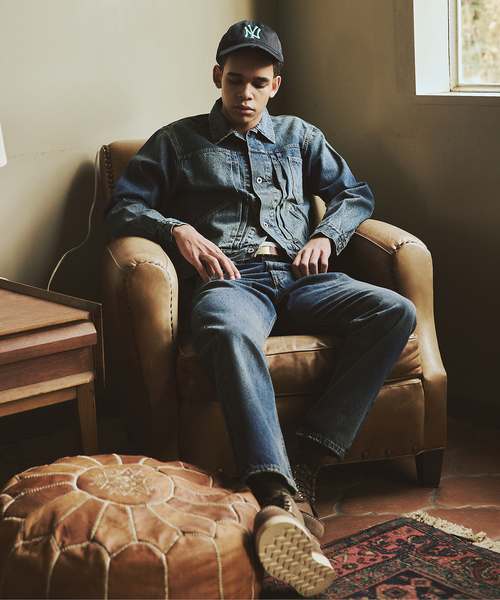 JOURNAL STANDARD(ジャーナルスタンダード)の「デニム トラッカー LOT206X(デニムジャケット・メンズ・ライトグレー/コバルトブルー・SMALL/MEDIUM/LARGE)」の5枚目の写真