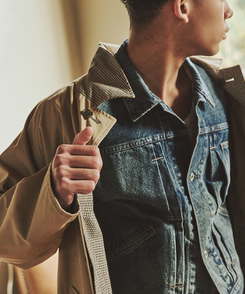 JOURNAL STANDARD(ジャーナルスタンダード)の「デニム トラッカー LOT206X(デニムジャケット・メンズ・ライトグレー/コバルトブルー・SMALL/MEDIUM/LARGE)」の8枚目の写真