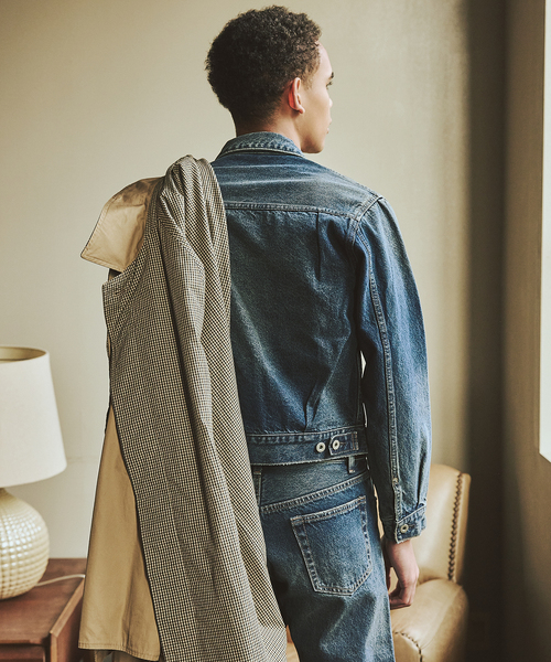 JOURNAL STANDARD(ジャーナルスタンダード)の「デニム トラッカー LOT206X(デニムジャケット・メンズ・ライトグレー/コバルトブルー・SMALL/MEDIUM/LARGE)」の10枚目の写真