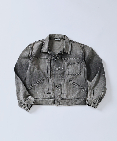 JOURNAL STANDARD(ジャーナルスタンダード)の「デニム トラッカー LOT206X(デニムジャケット・メンズ・ライトグレー/コバルトブルー・SMALL/MEDIUM/LARGE)」の16枚目の写真