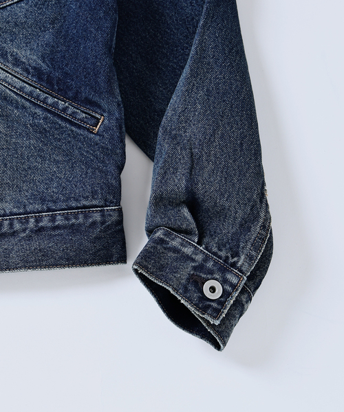 JOURNAL STANDARD(ジャーナルスタンダード)の「デニム トラッカー LOT206X(デニムジャケット・メンズ・ライトグレー/コバルトブルー・SMALL/MEDIUM/LARGE)」の19枚目の写真