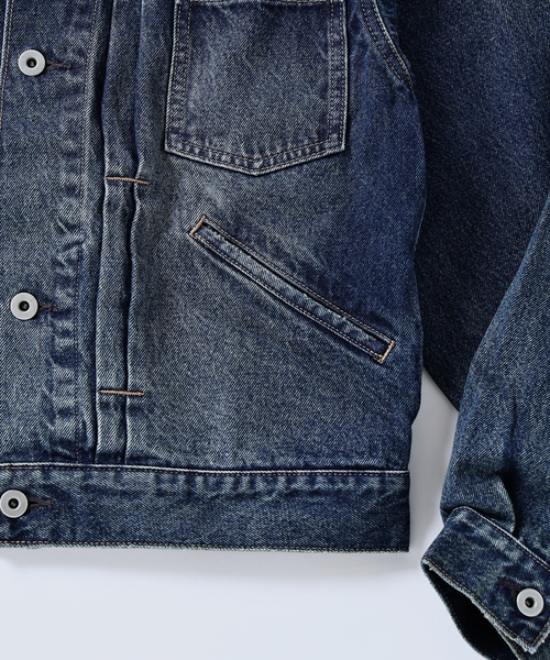 JOURNAL STANDARD(ジャーナルスタンダード)の「デニム トラッカー LOT206X(デニムジャケット・メンズ・ライトグレー/コバルトブルー・SMALL/MEDIUM/LARGE)」の20枚目の写真