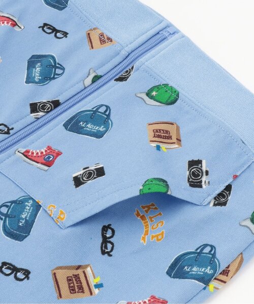 kladskap（クレードスコープ）の「総柄フード着脱式長袖パーカ（Tシャツ/カットソー・キッズ・ライラック/ベージュ・130cm/110cm/90cm/120cm/100cm）」の7枚目の写真