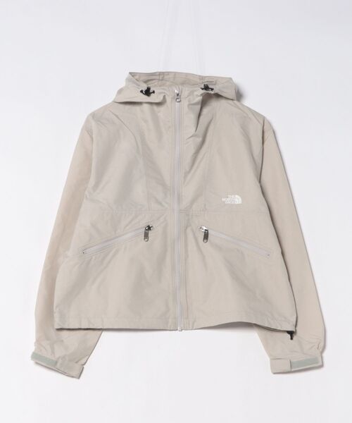 THE NORTH FACE（ザノースフェイス）の「THE NORTH FACE Short Compact Jacket NPW22630（ナイロンジャケット・レディース・ブラック/カーキ/オフホワイト・X-LARGE/MEDIUM/LARGE）」の11枚目の写真