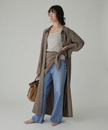 BABYLONE（バビロン）の「【UVカット×イージーケア】プルエラシャツワンピース（シャツワンピース）」