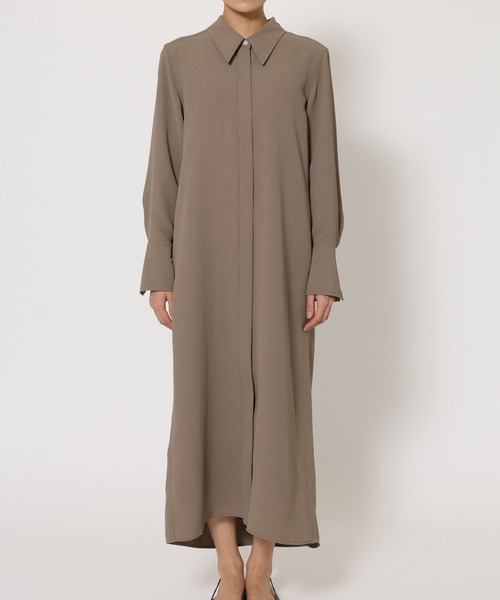 BABYLONE（バビロン）の「【UVカット×イージーケア】プルエラシャツワンピース（シャツワンピース・レディース・カーキ/ピンク/レモンイエロー・フリー）」の22枚目の写真