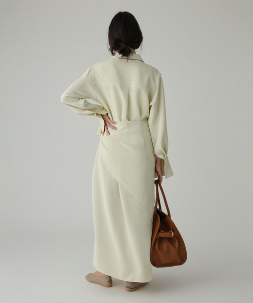 BABYLONE（バビロン）の「【UVカット×イージーケア】プルエラシャツワンピース（シャツワンピース・レディース・ピンク/レモンイエロー/カーキ・フリー）」の19枚目の写真