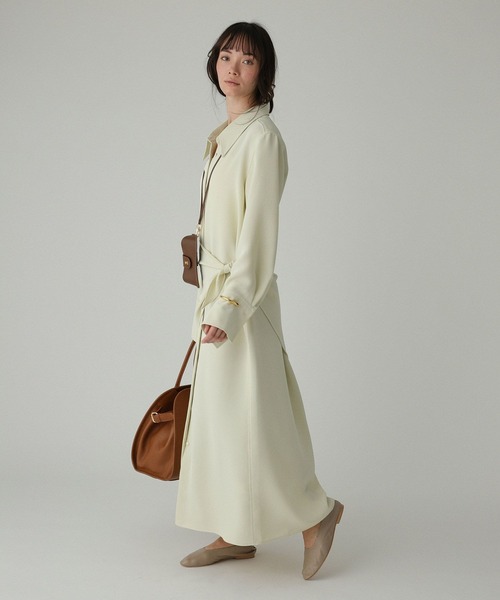 BABYLONE（バビロン）の「【UVカット×イージーケア】プルエラシャツワンピース（シャツワンピース・レディース・ピンク/レモンイエロー/カーキ・フリー）」の20枚目の写真