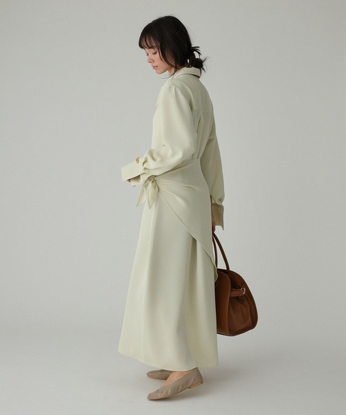 BABYLONE（バビロン）の「【UVカット×イージーケア】プルエラシャツワンピース（シャツワンピース・レディース・ピンク/レモンイエロー/カーキ・フリー）」の18枚目の写真