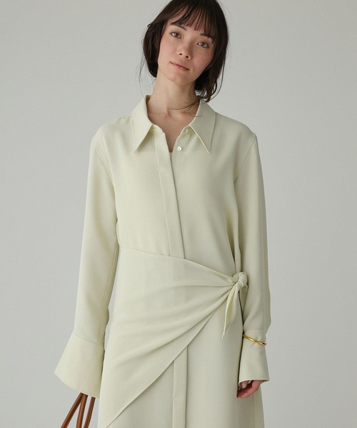 BABYLONE（バビロン）の「【UVカット×イージーケア】プルエラシャツワンピース（シャツワンピース・レディース・ピンク/レモンイエロー/カーキ・フリー）」の22枚目の写真