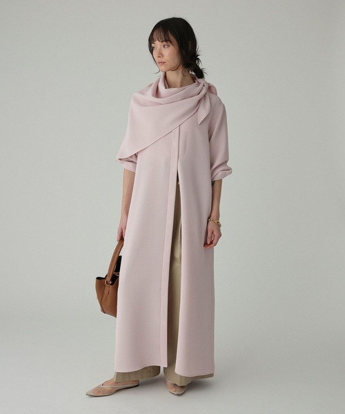 BABYLONE（バビロン）の「【UVカット×イージーケア】プルエラシャツワンピース（シャツワンピース・レディース・カーキ/ピンク/レモンイエロー・フリー）」の4枚目の写真